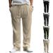 Men's Clothing Spring And Autumn Men's Casual Trousers Loose Straight Pants Drape High Waist Wide Leg Pants_viptrois.com