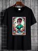 La Chingona Dia De Los Muertos T Shirt Halloween Sugar Skull Tarot Card Mexican Feminist Soft Top For Everyday Wear Homme Casual Fashion Slightly_viptrois.com