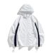 New Summer Sunscreen Clothes Men's Thin Loose Solid Color Sunscreen Hooded Skin Clothes Men's Versatile Zipper Sunscreen Jacket_viptrois.com