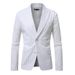 Men's Clothing 2025 Spring New Men's Striped Single Western Naples Suit Men's Casual Business Slim Suit Jacket Men_viptrois.com