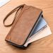 Men's Bags New Men's Long Zipper Wallet With Multiple Card Slots, Simple Leather Clutch, Large Capacity Men's Wallet_viptrois.com