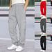 Men's Cargo Jogger Pants – Streetwear Utility Trousers With Adjustable Drawcord & Multi-Pockets (S-XXL, Non-Iron Polyester, Urban Commuter Essential)_viptrois.com