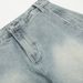 Tie-Dye Scimitar Curved Jeans Men's American Street Trendy Brand Loose Versatile Washed White Wide-Leg Long Pants_viptrois.com