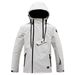 Unisex Ski Jacket – Waterproof & Windproof Snow Sports Coat (10K Waterproof Rating, Breathable Polyester, Adjustable Hood S-XXL)_viptrois.com