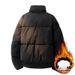 Padded Clothes Men And Women Loose Padded Jacket Bread Clothes Short Stand-up Neck Padded Jacket_viptrois.com