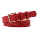 no punching, imitation leather belt, versatile, thin belt for girls' dress decoration_viptrois.com
