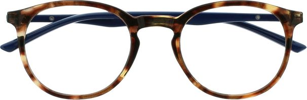 OPULIZE Met Blue Light Filter Slim Round Frame Spring Hinges Improved Sleep Computer Glasses Gaming Anti-glare Brown_viptrois.com