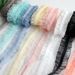 Ballet Style Pearl Bow Lace Fungus Ruffle Shoelaces Suitable For Ballet Shoes T Head_viptrois.com
