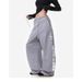Vintage American Alphabet Print Scimitar Sweatpants Men's Trend Sports Jazz Dance Street Loose Drape Wide Leg Pants_viptrois.com