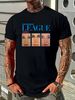 Hu League Dare Black T Shirt Versatile Stretched Homme Comfortable Unisex Slightly Breathable Casual Soft Streetwear Top For Everyday Wear Summer_viptrois.com
