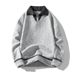 Inspired Oversized Knit Cardigan For Men – Casual Long Sleeve Open Front Sweater With Shawl Collar– Relaxed Fit Twist Stitch Design_viptrois.com