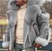 Men's Clothing men's leather fur one piece large fur sleeve coat_viptrois.com