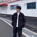 American Washed Canvas Jacket Men's Spring Trendy Brand Short Stand-up Collar Jacket Ruffian Handsome Couple_viptrois.com