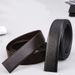 Men's Belts Headless Belt Strip Head Pattern Belt Men's Belt Automatic Buckle Belt Belt Body Buckleless Trouser Belt Strip 3.5cm_viptrois.com