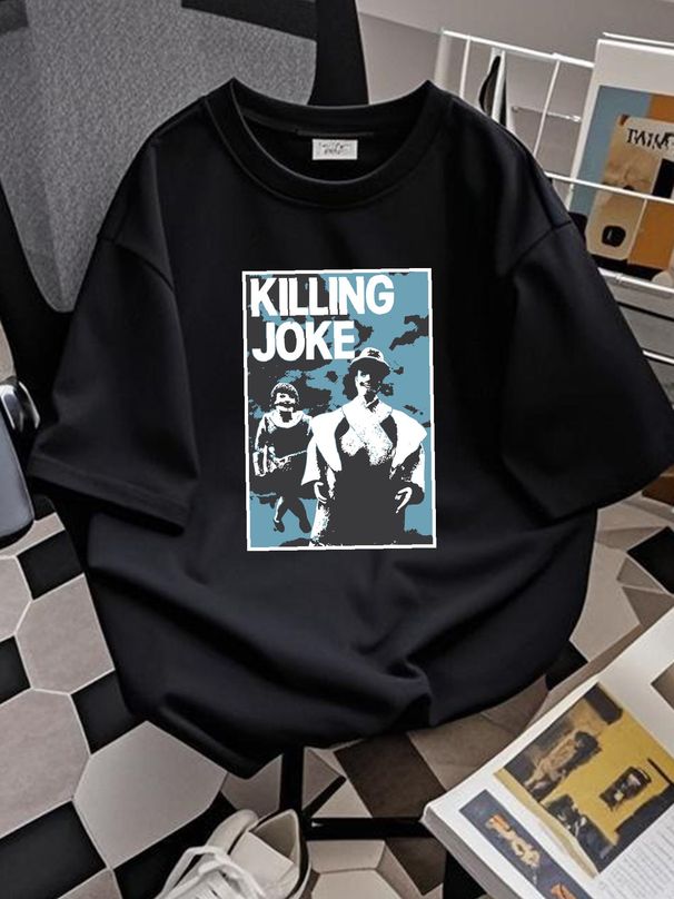Killing Joke Retro Tshirt, Killing Joke Shirt, Metal Band TE3417 Designer Clothes Stylish Casual Streetwear Top For Everyday Wear Slightly Homme_viptrois.com