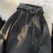 Men's Heavyweight Fleece-Lined Hoodie – Vintage Streetwear Pullover With Brushed Interior (M-5XL, Beige/Grey/Brown, Retro Winter Essential)_viptrois.com