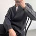 1 2024 New Autumn Old Money Lazy Button V-Neck Cardigan Sweater For Men With Unique Design And Niche Style Knitted Robe_viptrois.com
