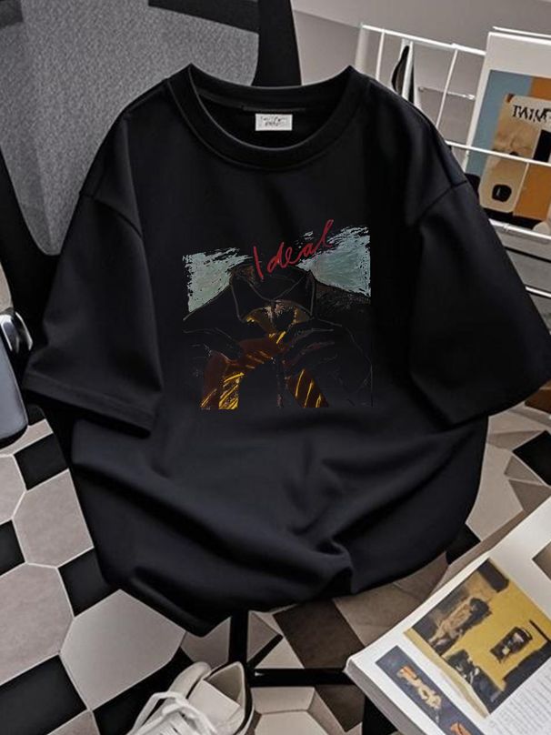 Ideal Music T Shirt 80s Ger New Wave Band Spliff Trio Kraftwerk Grauzone W171 Fashion Stylish Unisex Soft Summer Stretched Graphic Breathable_viptrois.com