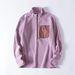 Premium Fleece Half-Zip Sweatshirt For Men & Women – Cozy Brushed Lining, Stand Collar Unisex Pullover_viptrois.com