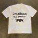 American Retro Trend Letter Printing Short-sleeved T-shirt Men's Casual Loose Round Neck Versatile Cotton Half-sleeved Top Summer_viptrois.com