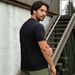 Men's Lazy Crew Neck Tracksuit Summer Short Sleeve T-Shirt with Pocket Color Block Drawstring Shorts Trendy Youthful Top_viptrois.com