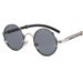 Men's Sunglasses Steam Punk Sunglasses Personality Retro Metal Round Sunglasses Wood Grain Legs Trendy Sunglasses_viptrois.com