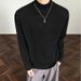 Women's Thermal Long Sleeve T-Shirt – Fleece-Lined Stretchable Base Layer, Slim Fit Soft Touch Casual Top (Black/White/Beige/Gray/Brown)_viptrois.com
