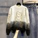 Men's Clothing Half Turtleneck Sweater Men Autumn And Winter Trend Warm Mink Fleece Bottoming Shirt Teenagers Thickened Mid Neck Sweater_viptrois.com