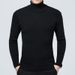Men's High Neck Sweater – Classic Solid Color Wool Blend Knit Pullover (M-4XL) – Anti-Fade Casual Turtleneck For Autumn & Winter_viptrois.com