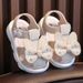 Girls Summer Sandals 0 3 Years Old Small Children Baby Soft Bottom Non Slip Outer Wear Closed Toe Shoes Infant Buckle Toddler Shoes_viptrois.com