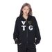 Hooded Sweatshirt Trendy American Style Creative Design Heart Letter Patch Embroidery Loose Casual Sports Shirt Unisex_viptrois.com