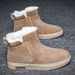 Men's Big & Tall Winter Snow Boots | Waterproof Insulated Mid-Calf Arctic Boots With Ankle Support_viptrois.com