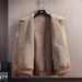 Men's Clothing Men's fur coat winter sheepskin leather jacket youth large size retro motorcycle leather jacket_viptrois.com