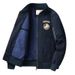 Men's Clothing pure cotton workwear washed jacket men's spring and autumn casual all match baseball jacket_viptrois.com