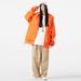 Men's Workwear Color-Block Hooded Jacket – Oversized Korean Streetwear Corduroy Coat (M-4XL, Khaki/Beige/Black/Orange) – Lightweight Polyester_viptrois.com