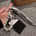 Plush Bear Pendant ~ Original Miu Style Bag Pendant Ins Braided Climbing Rope Hand Rope Keychain Pendant_viptrois.com