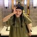 New Cotton Versatile Beret Hat For Women, Autumn And Summer, Four Seasons, Korean Style, Artistic Painter Hat, Black_viptrois.com