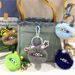 Bag Charm Celebrity Cute Cartoon Keychain Ugly Cute Creative Small Coal Ball Plush Doll Schoolbag Pendant Student Doll Gift_viptrois.com