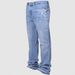 Men's Clothing New Men's Straight Jeans Fashion Ins Hot Stretch Jeans_viptrois.com
