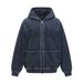 Trendy Punk Vintage Washed Hoodie For Men Spring And Autumn Stitched Frayed Edge Design Loose Fit Sports Jacket_viptrois.com