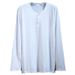 Men's Clothing Autumn New Henry Collar T Shirt Casual Solid Color Long Sleeve Loose Tops_viptrois.com