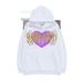 Gothic Letter Print Hooded Sweatshirt, Oversized Streetwear Pullover, Punk-Inspired Unisex Top With Side Pockets (Black/White/Pink/Purple, XS-3XL)_viptrois.com