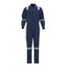 Premium Cotton Blend Flame-Resistant Coverall With Reflective Strips & Anti-Static Protection - High Visibility Workwear For Industrial Safety_viptrois.com