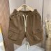 Summer Cargo Shorts For Men Casual Style Large Pockets Multi Pocket Design Youthful Five Point Pants_viptrois.com