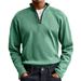 Half Zip Sweatshirt Ethnic Style 3d Printing Half Zip Sweatshirt Men's Sweatshirt_viptrois.com