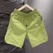 Men's Summer Quick Drying Embroidered Shorts Korean Style Fashionable Sporty Versatile Comfortable Beach Five Point Pants_viptrois.com