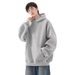 Half Zip Hoodie Men's Winter Vibe Trendy Brand Solid Color Hoodie Casual Versatile Couple Sports Jacket_viptrois.com