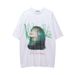 Men’s Clothing Printed Short Sleeve T Shirt Men's Style Hip Hop Trend Half Sleeve Street Fashion Loose Round Neck Five Point Sleeve_viptrois.com