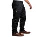 Men's Clothing Men's Fashion Urban Solid Color Multi Pocket Twill Button Straight Overalls_viptrois.com