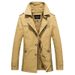 Autumn And Winter Jackets For Men, Youth With Thick Fleece Windbreakers, Men's Mid To Long Styles, Korean Version, Plus_viptrois.com